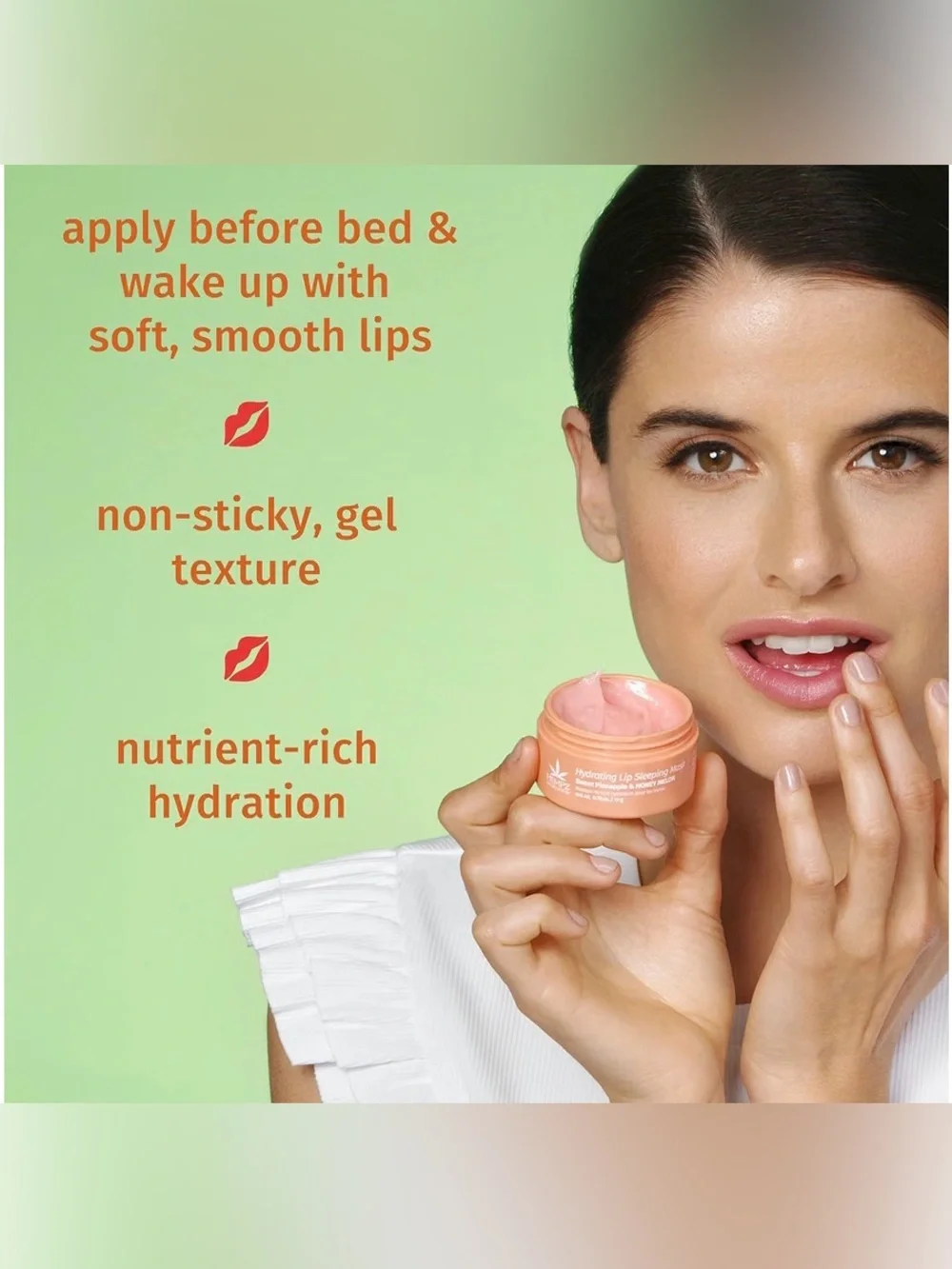 🆕 HEMPZ Hydrating Lip Sleeping Mask Sweet Pineapple & Honey Melon
